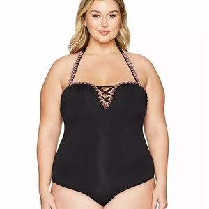 BECCA ETC Mardi Gras One Piece Swimsuit